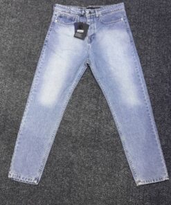 شلوار جین مام فیت طرح جدید