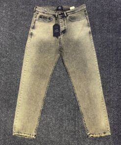 شلوار جین مام فیت طرح جدید