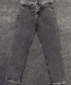 شلوار جین مام فیت طرح جدید