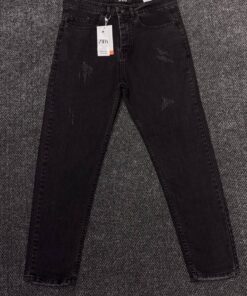 شلوار جین مام مشکی زغالی