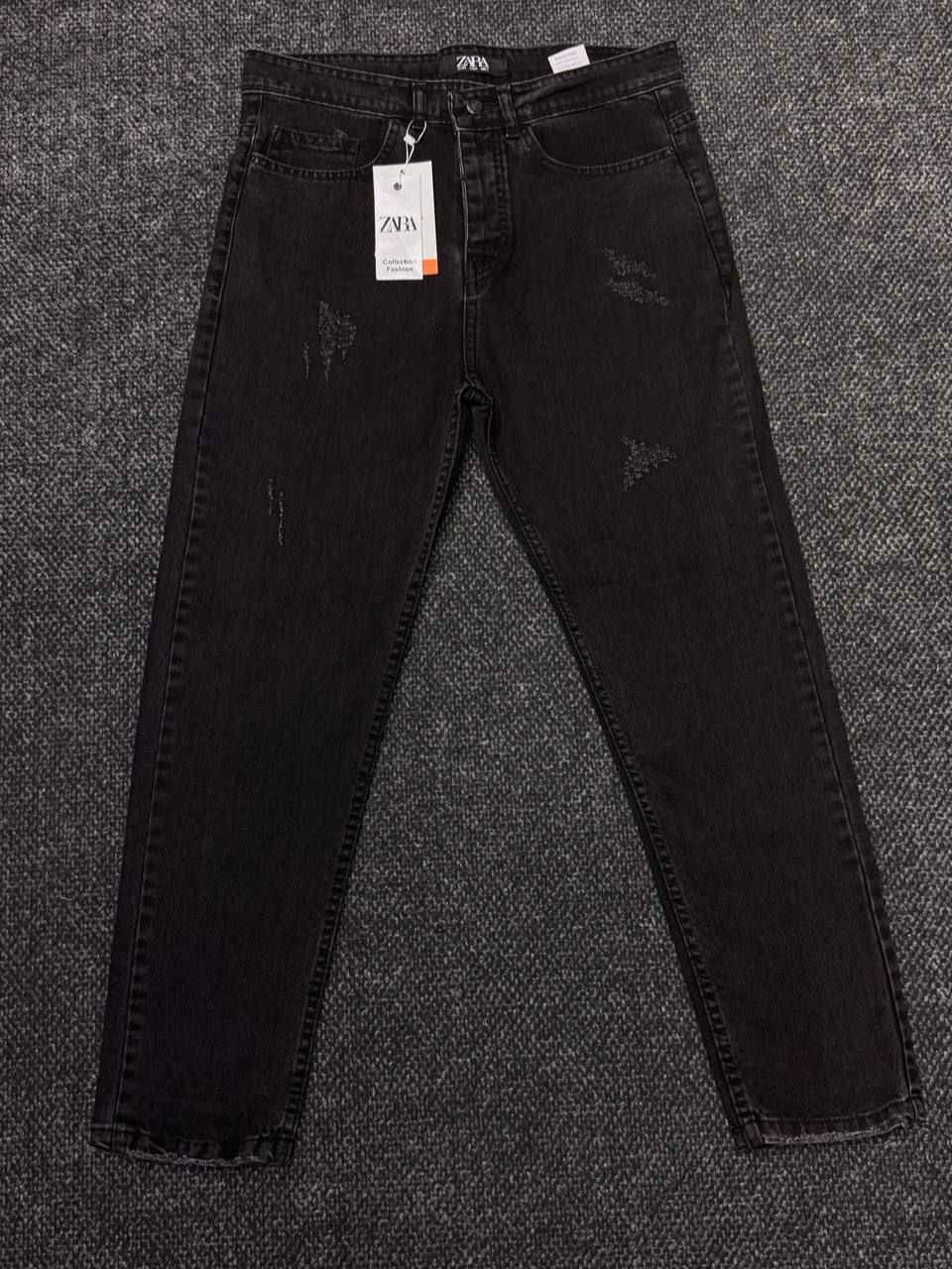 شلوار جین مام مشکی زغالی