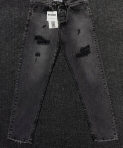 شلوار جین مام مشکی زغالی