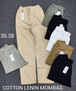 شلور کتان لینن مام بگ