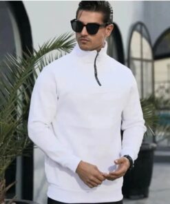 دورس نیم زیپ سه نخ اسپان تو کرک دار