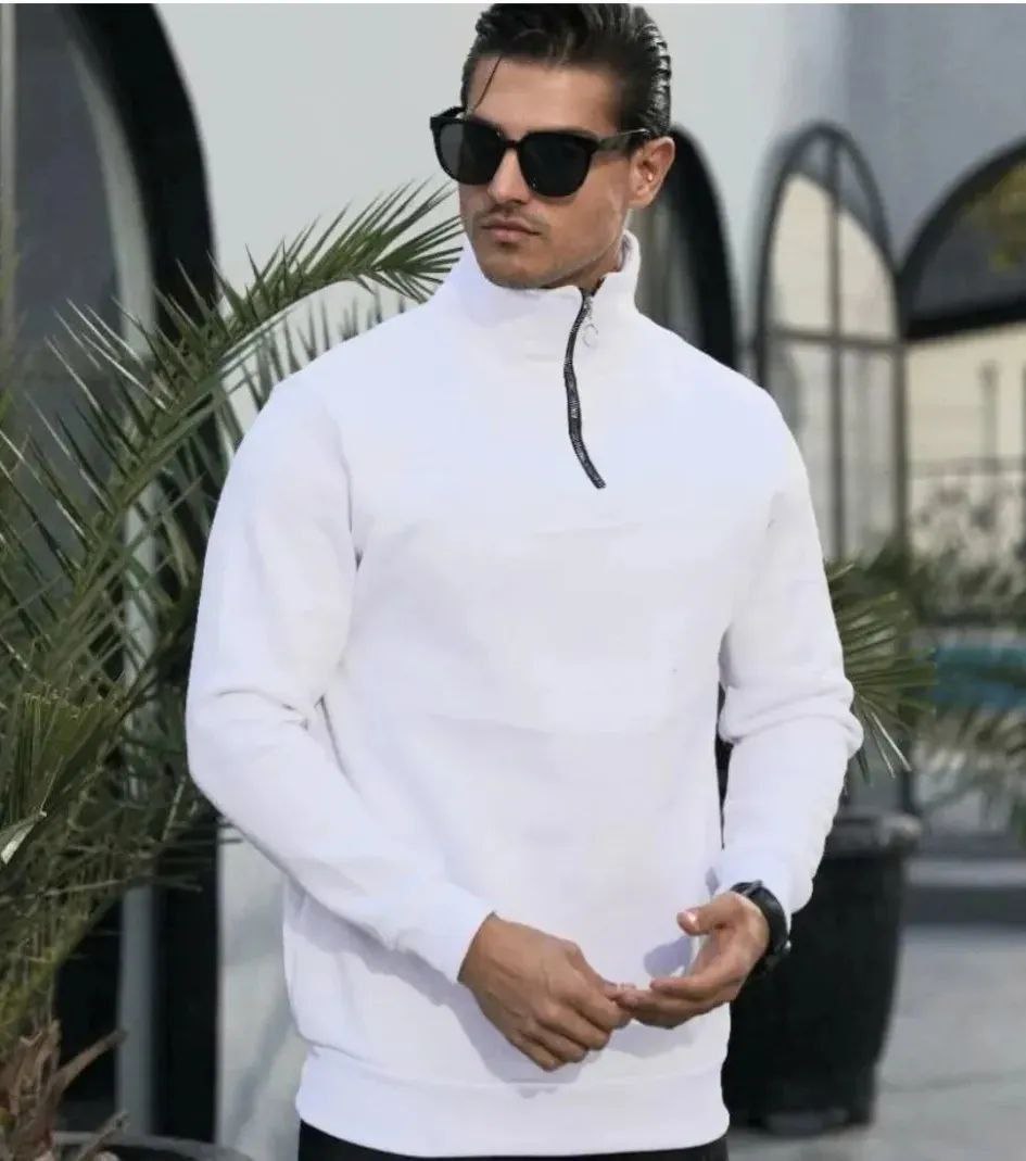 دورس نیم زیپ سه نخ اسپان تو کرک دار