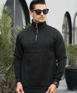 دورس نیم زیپ سه نخ اسپان تو کرک دار