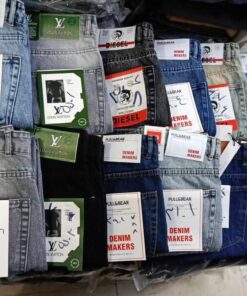 شلوار جین مام فیت مردانه