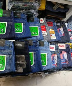 شلوار جین مام فیت مردانه