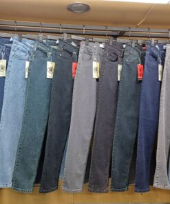 شلوار جین راسته پارچه خارجی