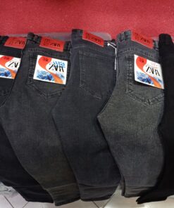 شلوار جین راسته پارچه خارجی سایز ۴۴ تا ۵۴