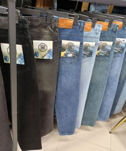 شلوار جین مدل مام فیت درجه یک