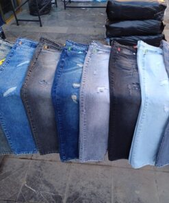 شلوار جین مدل نیم بگ جنس عالی