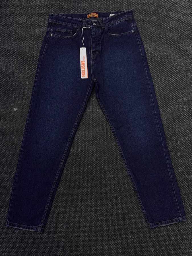 شلوار جین مام فیت با رنگ بندی عالی