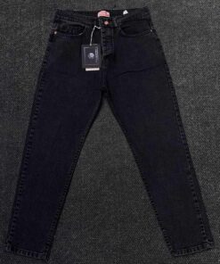 شلوار جین مام فیت با رنگ بندی عالی