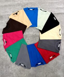 تیشرت مردانه بیسیک رنگ‌بندی کامل